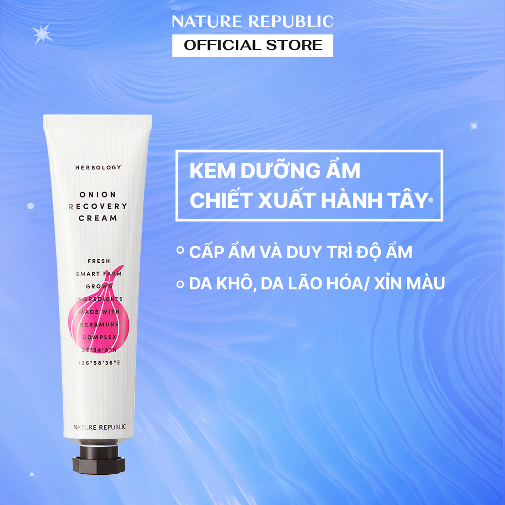 Kem dưỡng Nature Republic Herbology Onion Recovery Cream 70ml