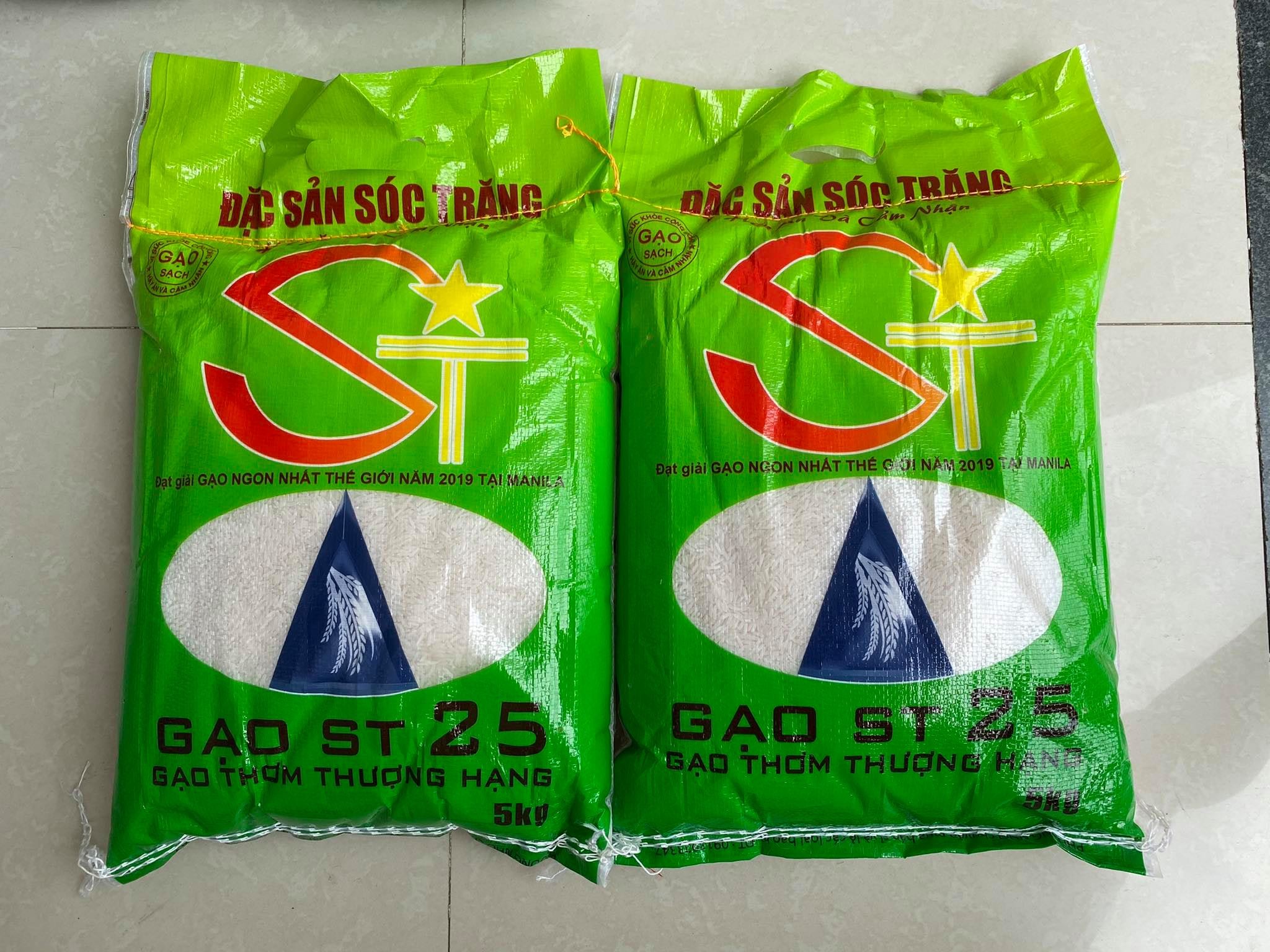 Gạo ST25 gạo ngon nhất thế giới túi 5kg