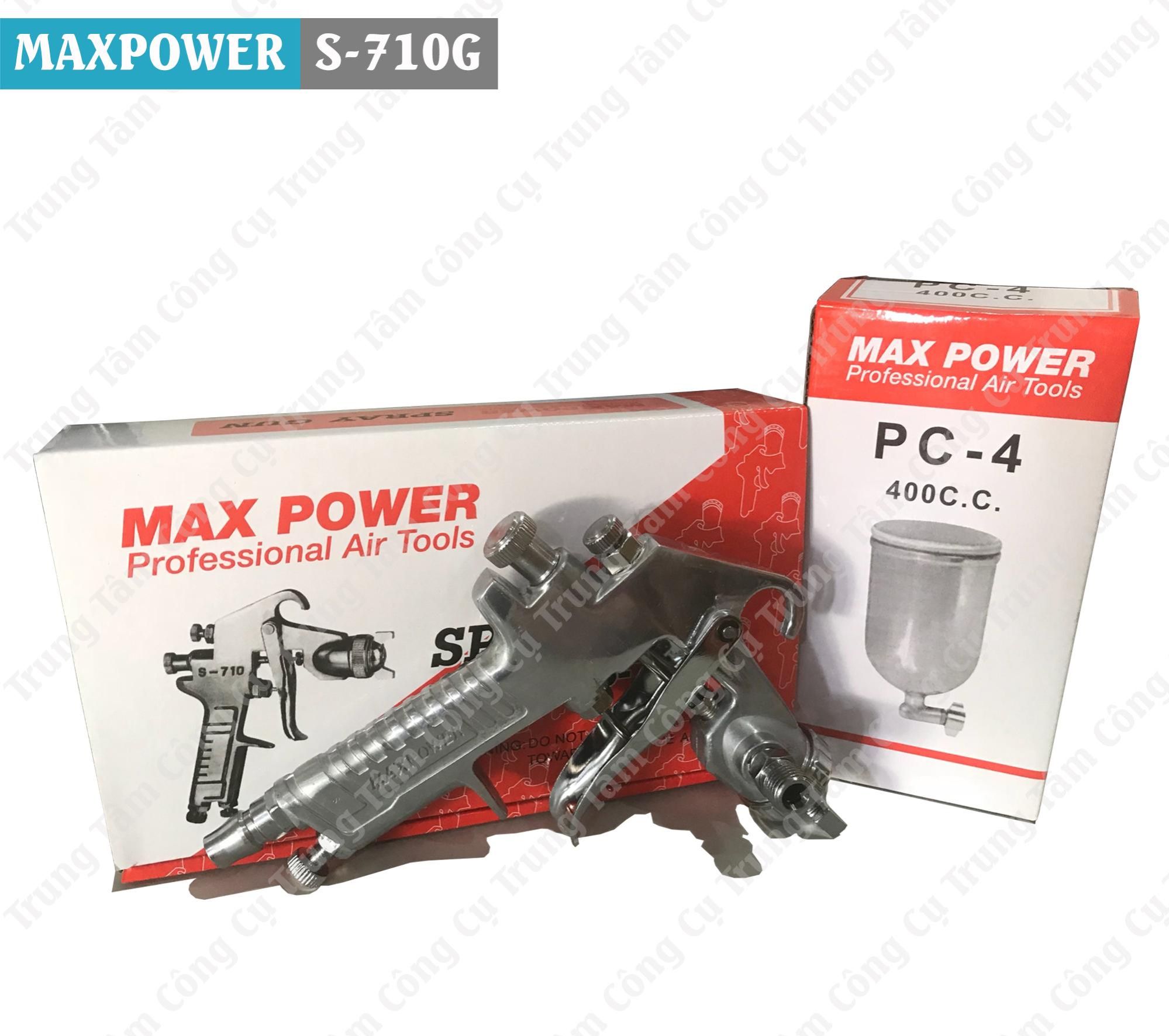 Dụng cụ phun sơn 1.5mm hiệu maxpower s-710g .