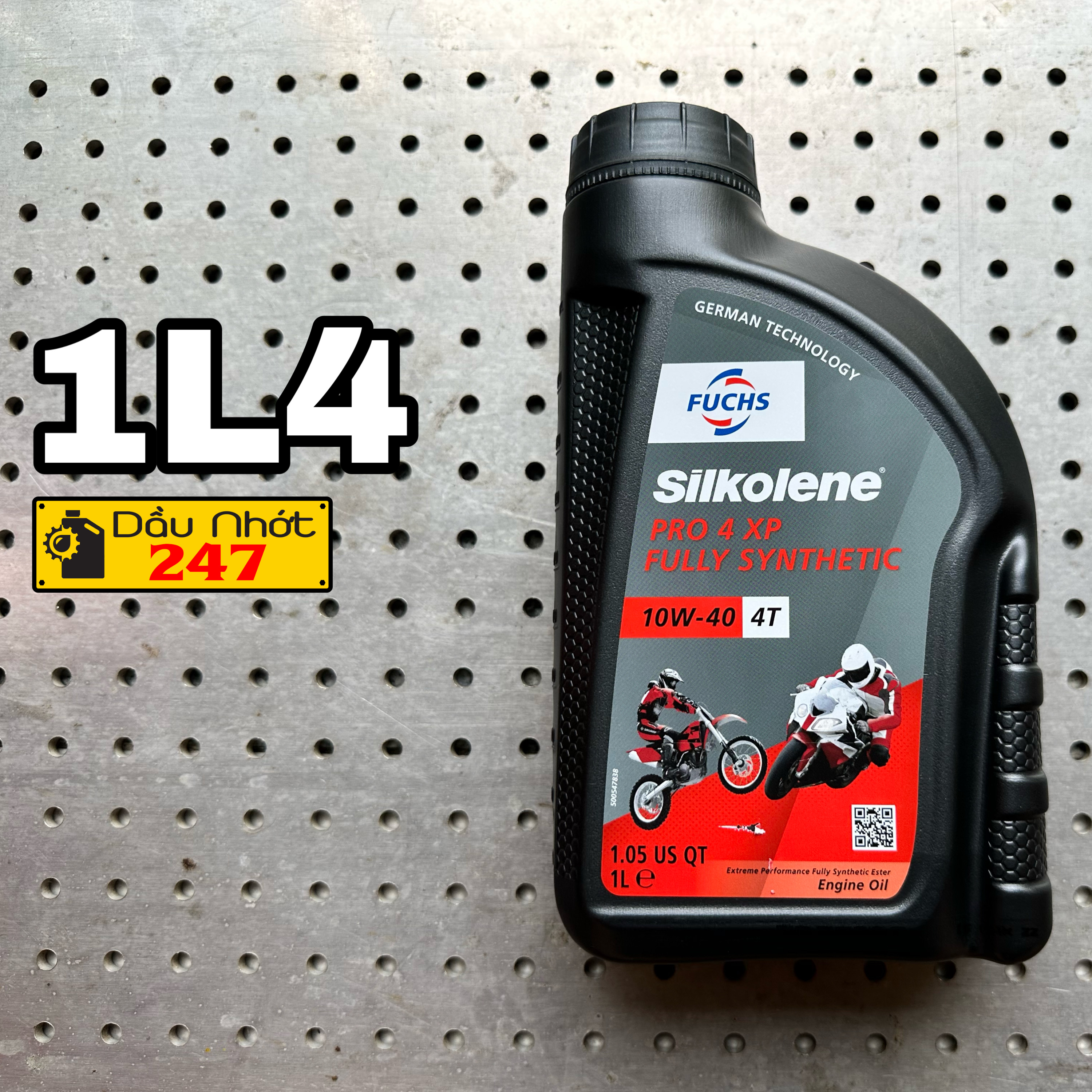 Combo 1L4 Fuchs Silkolene Pro 4 10w40