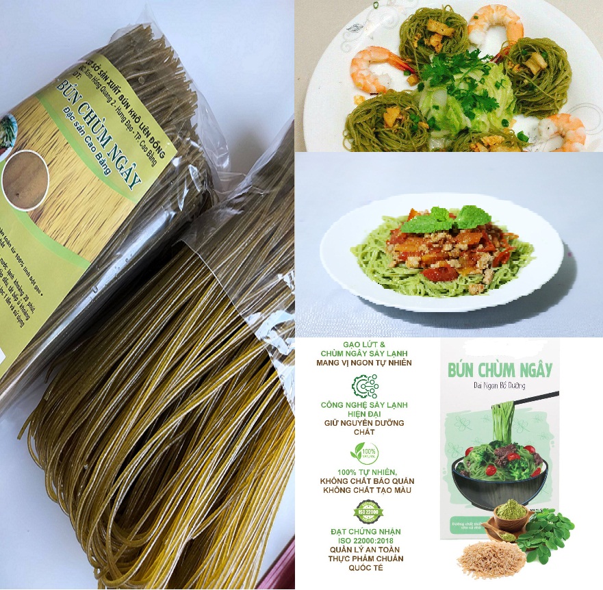 Healthy - Bún khô chùm ngây 500g. Bún khô Liên Đồng