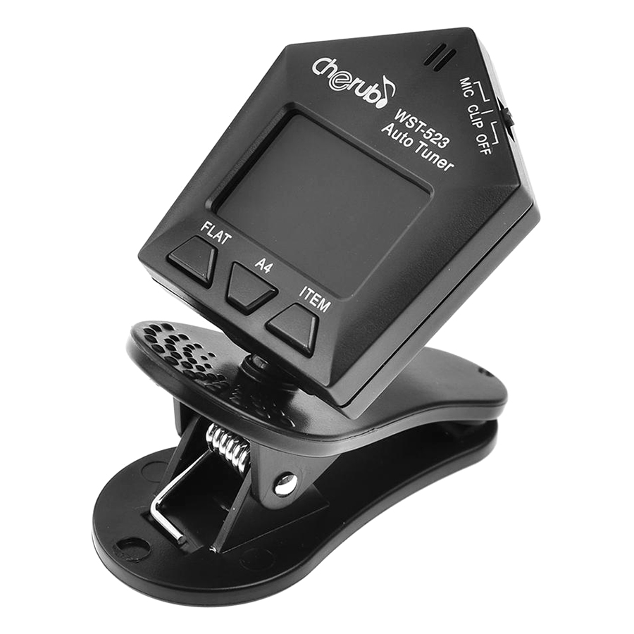 Máy lên dây Guitar, tuner guitar chuẩn chính hãng Cherub WST523
