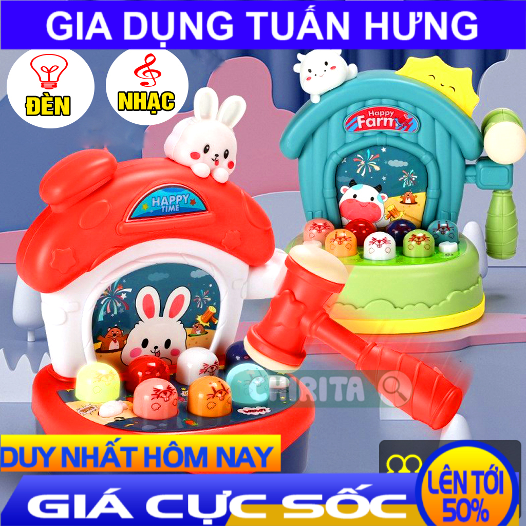 [ SALE SỐC 50% ] Bộ Đồ Chơi Đập Chuột Phát Nhạc Cho Trẻ em, Đồ Chơi Trẻ Em Bộ Đồ Chơi Đập Chuột Cho Bé (Có Nhạc + Đèn + PIANO) - Đồ Chơi Đập Chuột Cho Bé, Đồ Chơi Thông Minh Cho Bé Trai Và Bé Gái CHIRITA