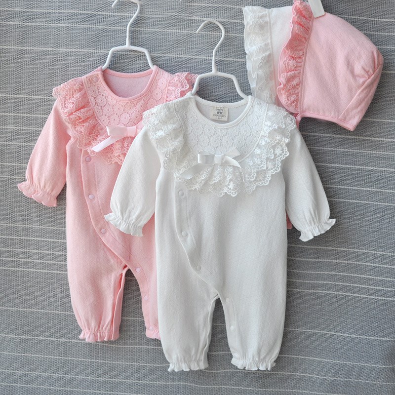 Best saller - Body trám CÔNG CHÚA kèm mũ cho bé 3-13kg - Màu trắng, hồng - Body công chúa, body cho bé, body kèm mũ, body dài tay - Shubishop.vn