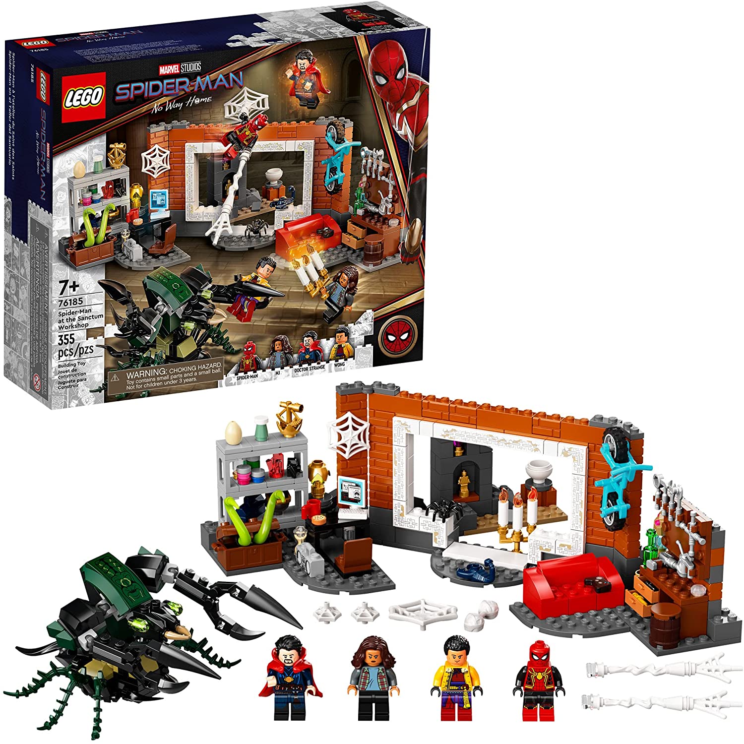 Bộ đồ chơi LEGO Marvel Spider-Man in the Temple Studio 76185 Building Kit  (355 mảnh) 