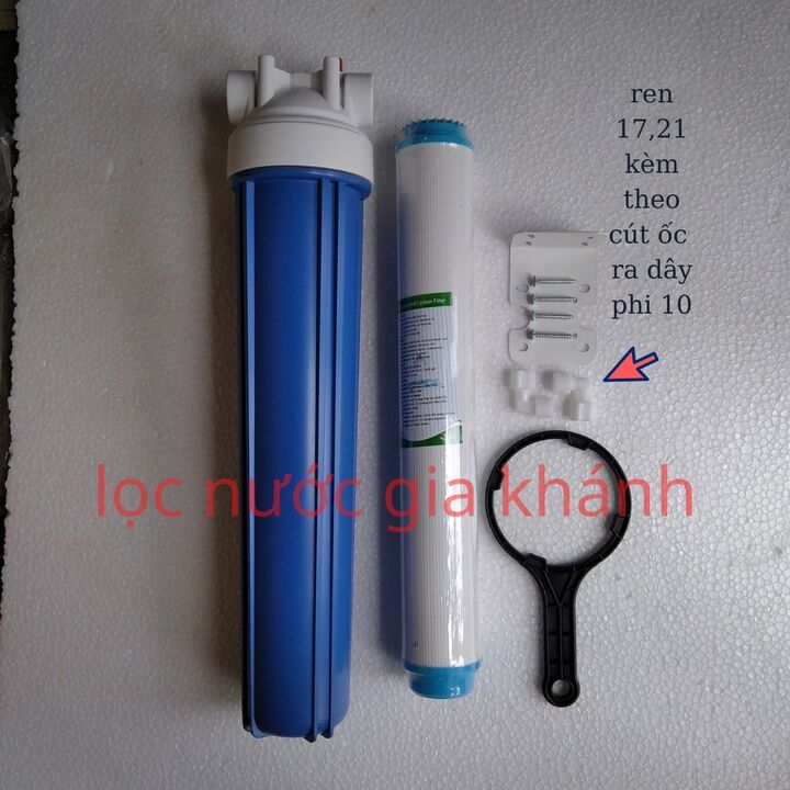 Bộ cốc lọc thô 20 inch kèm lõi than số UDF