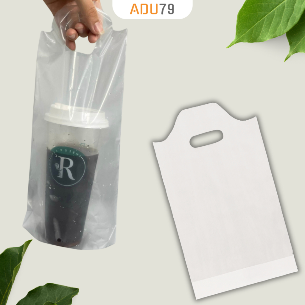 Túi Bọc Đựng Ly Nhựa, Bọc Đựng 1 Ly, 2 Ly, Bán Theo KG, Túi Đựng Ly Cafe, Trà Sữa - ADU79