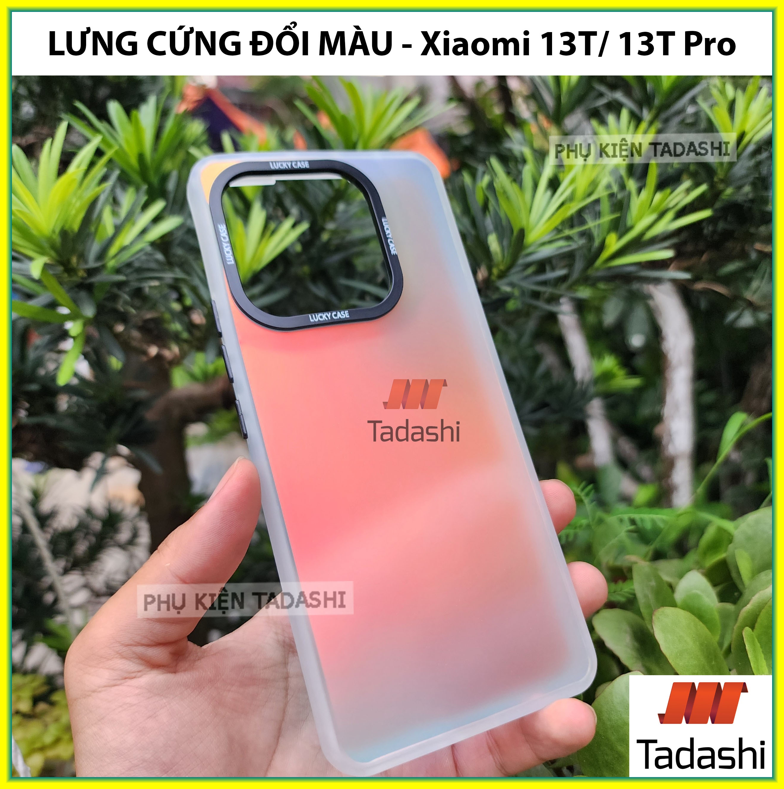 Ốp Lưng Đổi Màu Xiaomi 13T/ 13T Pro Redmi K60/ K60 Pro/K60 Ultra Redmi K50 Gaming/ K50/ K50 Pro/ K50 Ultra Xiaomi 12T/ 12T Pro Lưng Cứng Chống Bám Vân Tay Chống Sốc Âm 4 Góc Có Gờ Bảo Vệ Camera.