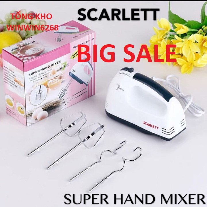 Máy đánh trứng cầm tay 7 cấp độ tiện ích