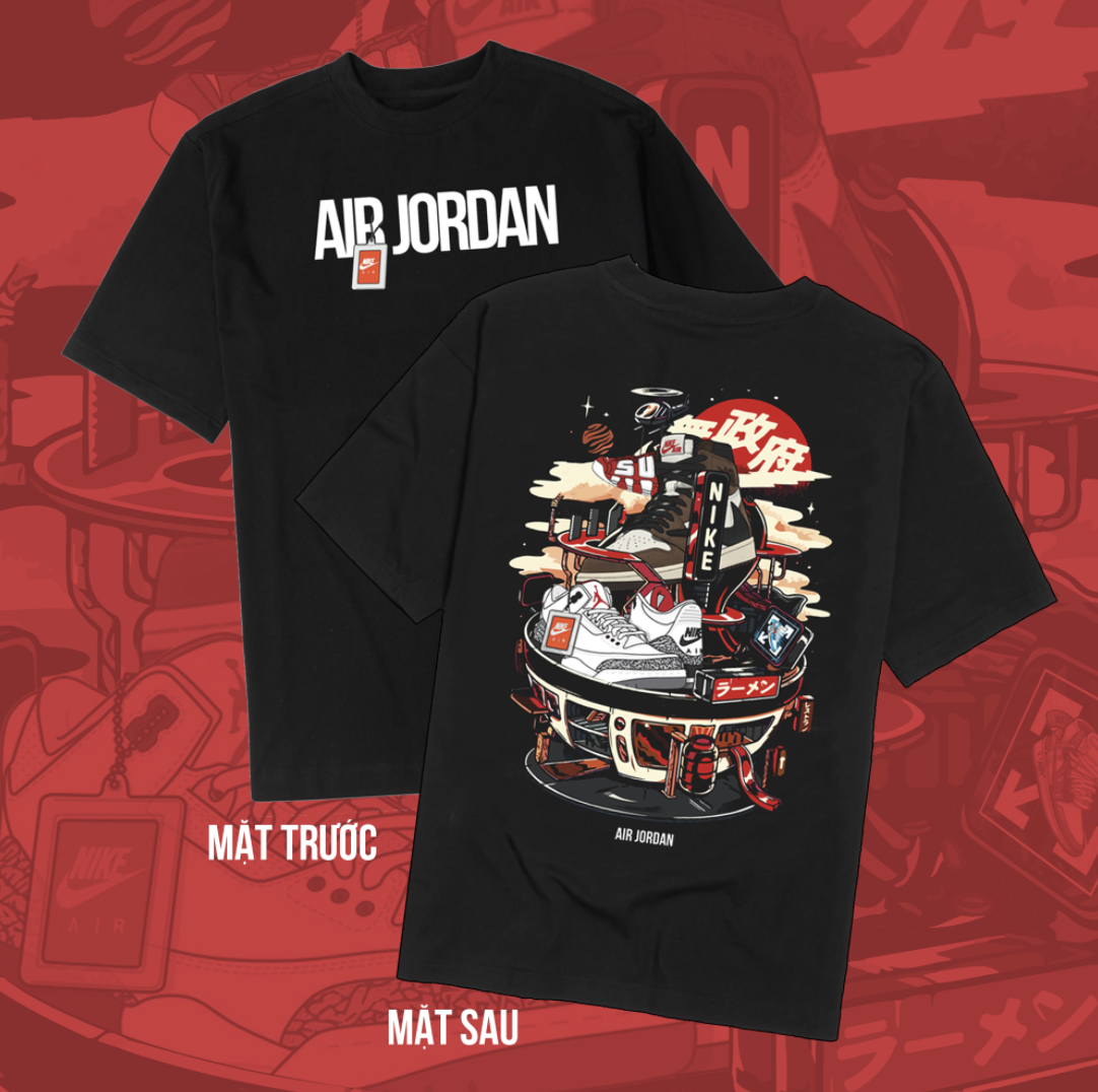 Áo thun Air Jordan Factory thiết kế tay ngắn, cổ tròn, form rộng, vải dày thoáng mát, năng động
