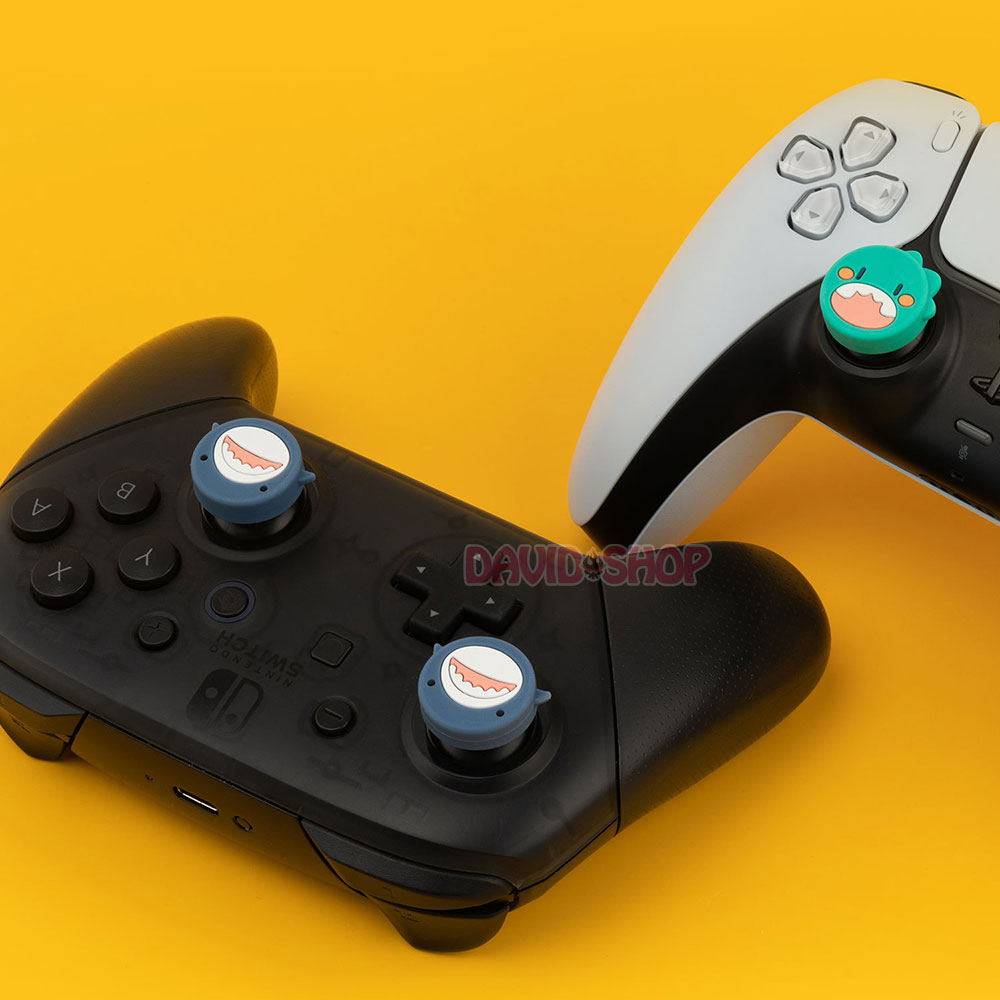 Núm bọc analog Baby Shark hãng Geekshare cao cấp cho tay cầm Xbox One/Series, Pro Controller, DualSense, DualShock 4