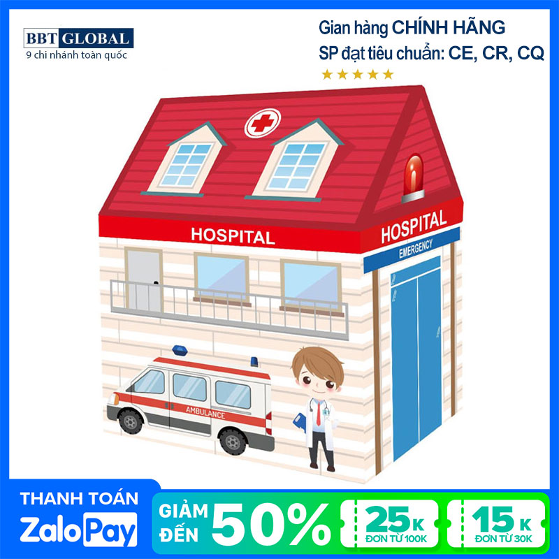Lều bóng cảnh sát / bệnh viện cho bé 889-215a /889-216a bbt global- lều bóng trẻ em, nhà bóng cho bé