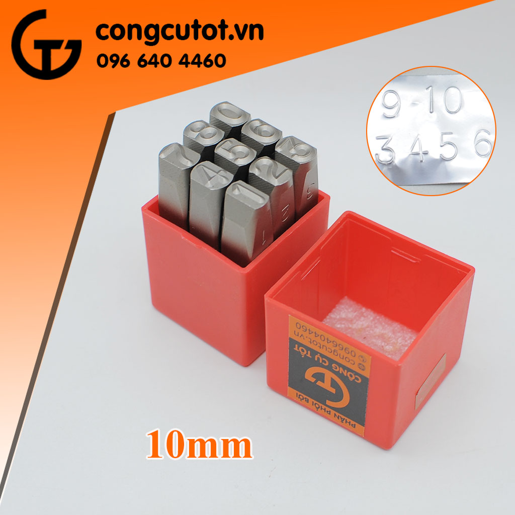Bộ đóng số ngược top 2mm, 3mm, 4mm, 5mm, 6mm, 8mm, 10mm, 12mm