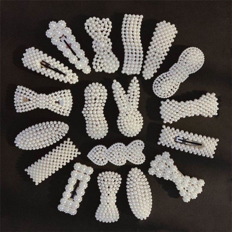 Set 20 kẹp tóc ngọc trai hàn quốc