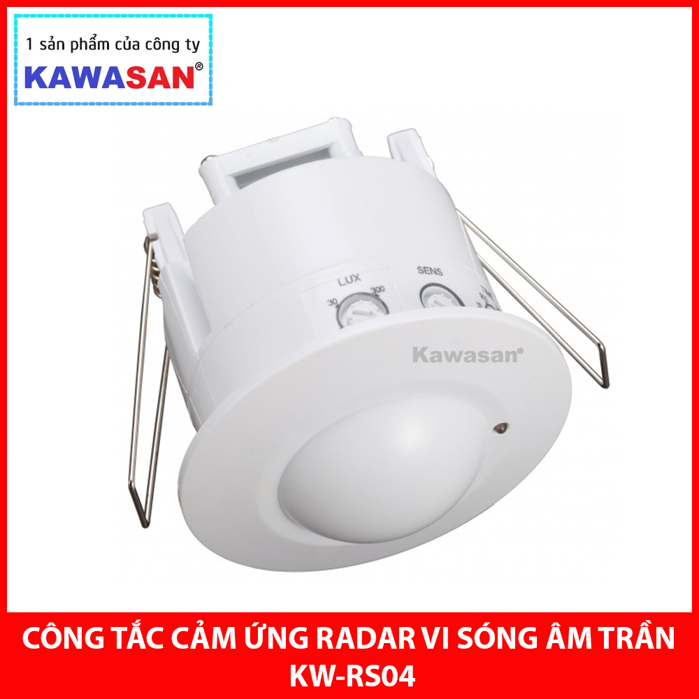 [HCM]Công Tắc Cảm Ứng Radar Vi Sóng Âm Trần KW-RS04