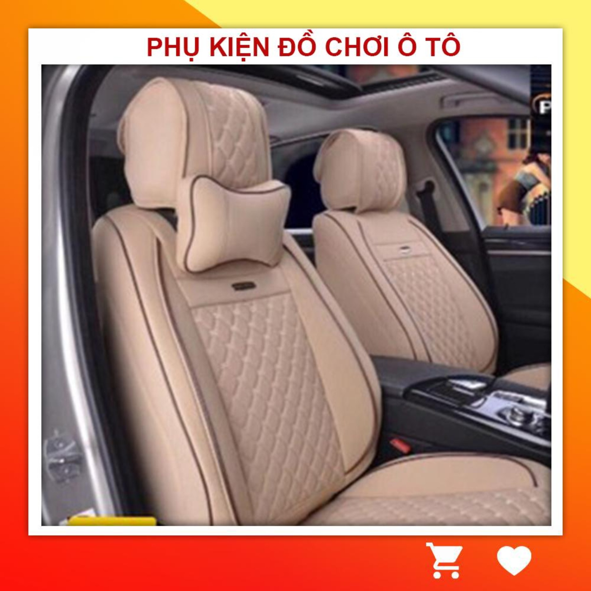 Bộ áo ghế Ô tô 9D DA cao cấp, trùm kín hoàn toàn ghế cho xe 5 chỗ
