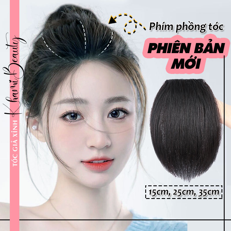 Kẹp phím phồng tóc giả làm phồng chân tóc Khami Beauty, Giá bán 1 cái
