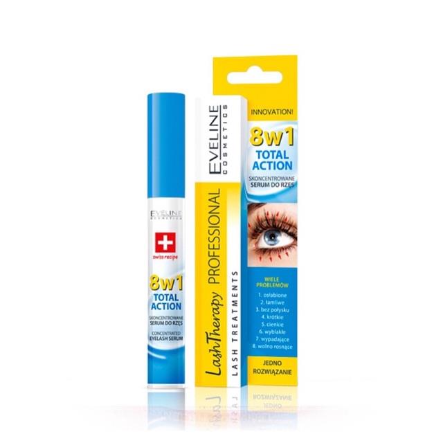 №❇  Huyết Thanh Dưỡng mi Nga Eveline 8 in 1 Total Action Lash Therapy professional