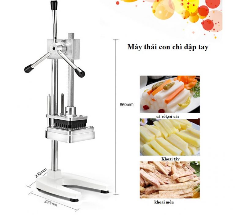 Máy cắt khoai tây chiên, dụng cụ cắt khoai tây sợi công nghiệp