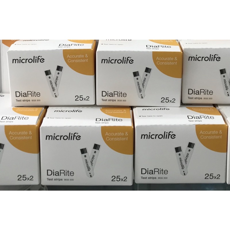 Que thử đường huyết Microlife DiaRite - hộp 50
