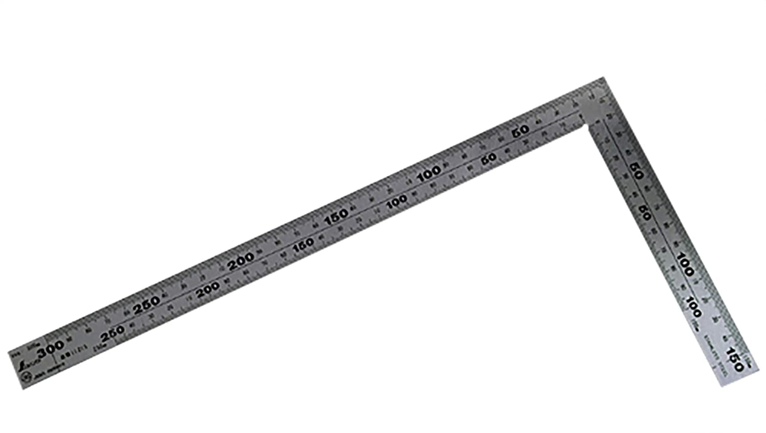 Thước ke vuông inox 300 x 150mm shinwa 11215