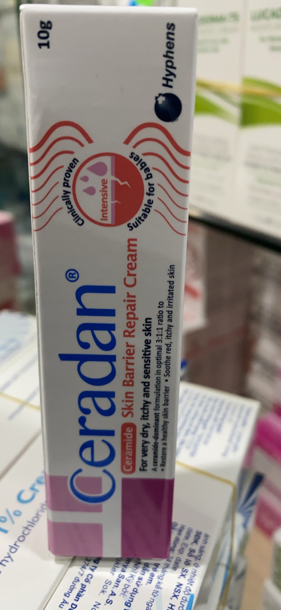 Sản phẩm - ceradan ceramide cream 10g