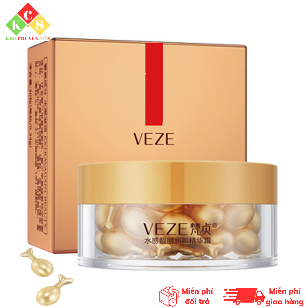 Tinh chất dưỡng da, Serum Dưỡng Da Mặt Dạng Viên Trắng Hồng Dưỡng Ẩm