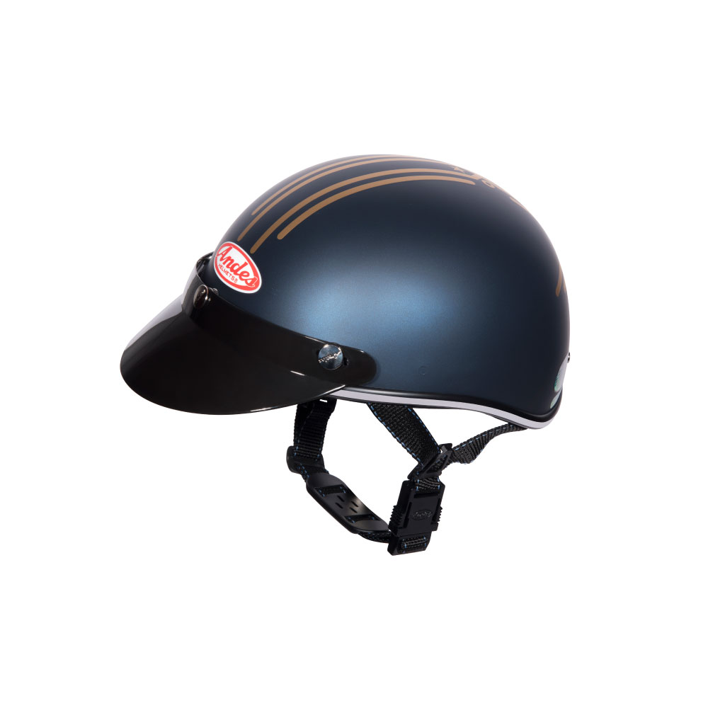 Nón bảo hiểm nửa đầu andes 3shaly-tem nhám-w211