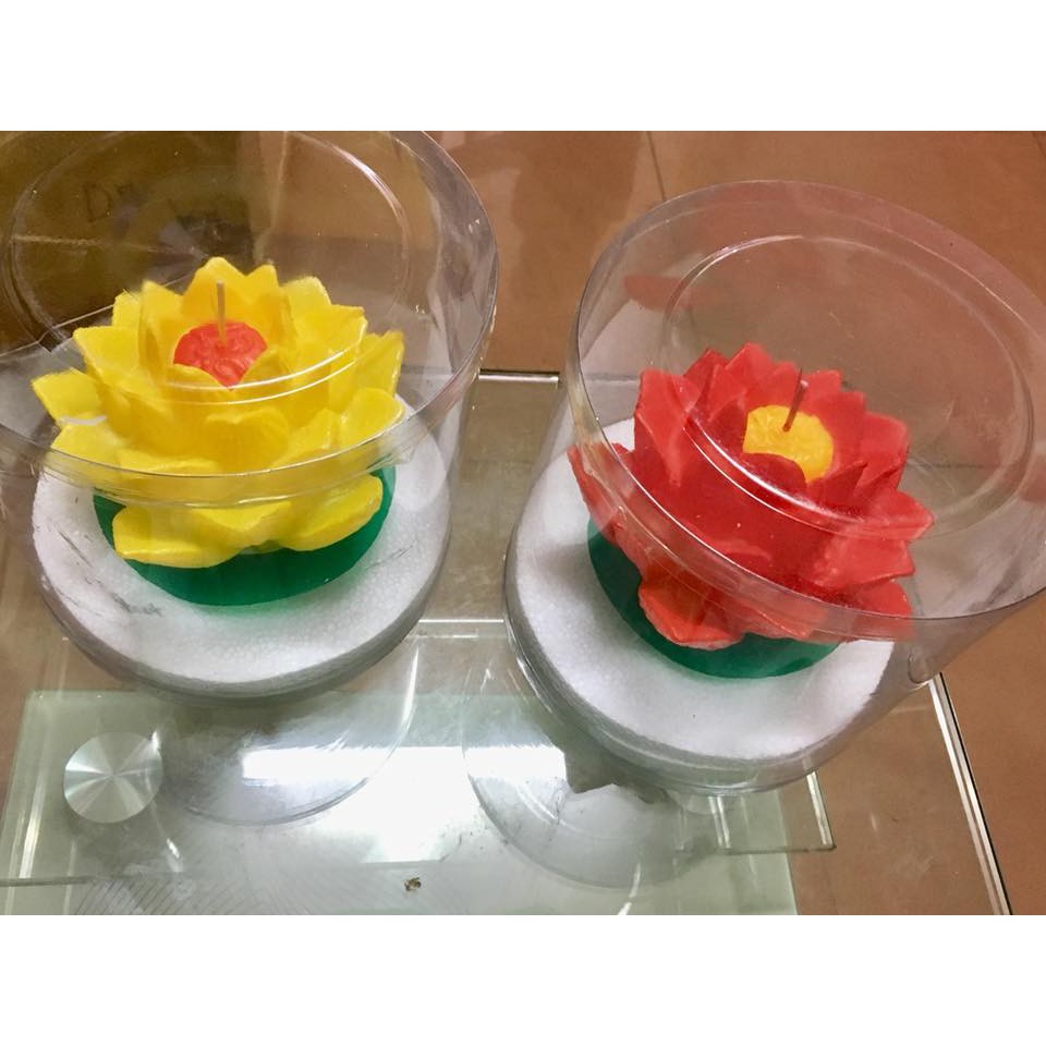 Nến hoa sen phật 5 tầng loại to