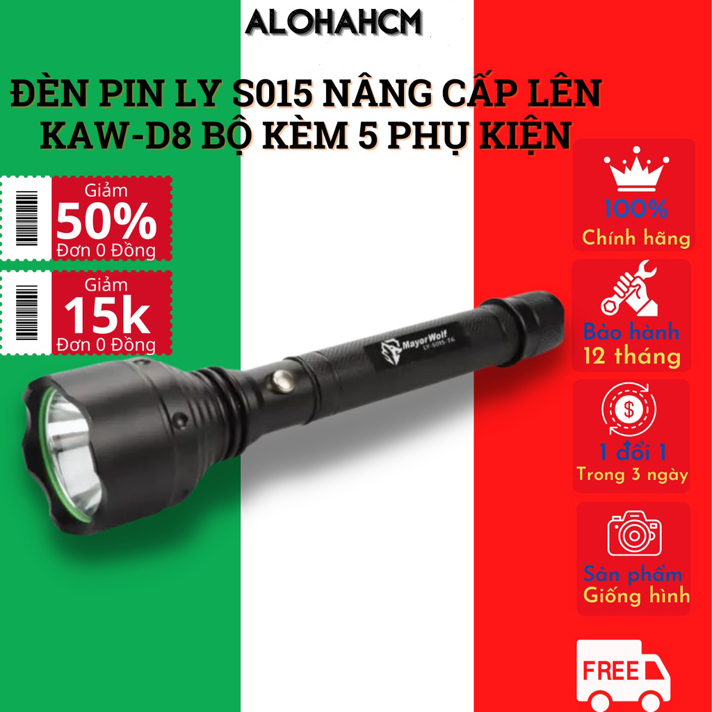 Đèn pin siêu sáng kiêm tu ve - hàng hot siêu sale