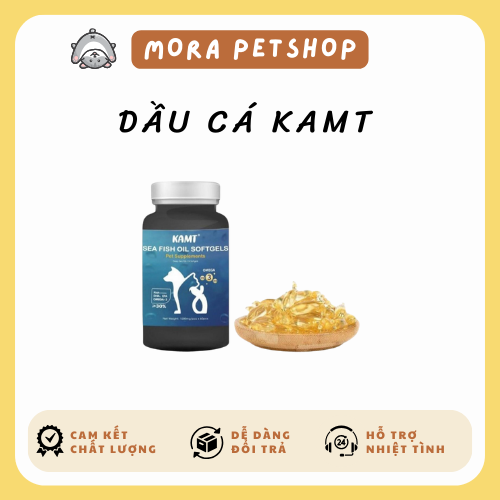 Dầu cá KAMT bổ sung OMEGA3 chống rụng lông, sáng mắt cho chó mèo