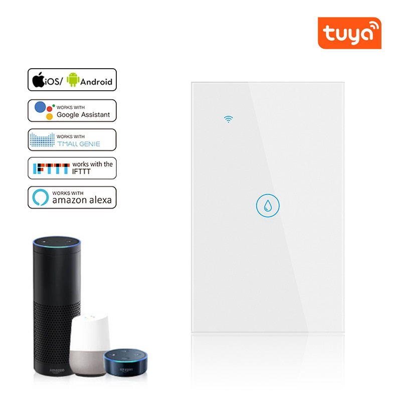 Công tắc thông minh tuya wifi 20a 4400w dùng cho điều hòa, bình nóng lạnh