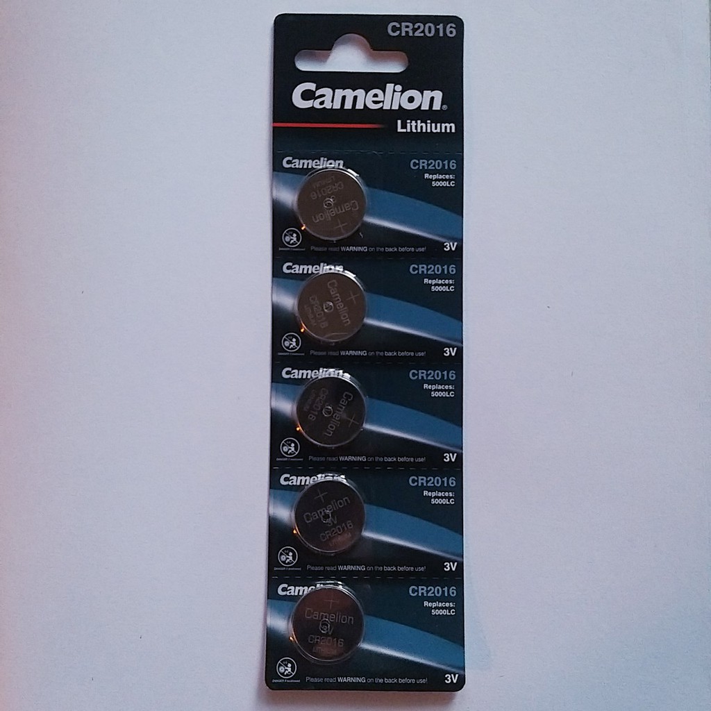 5 viên CR2016 Camelion 3V Lithium