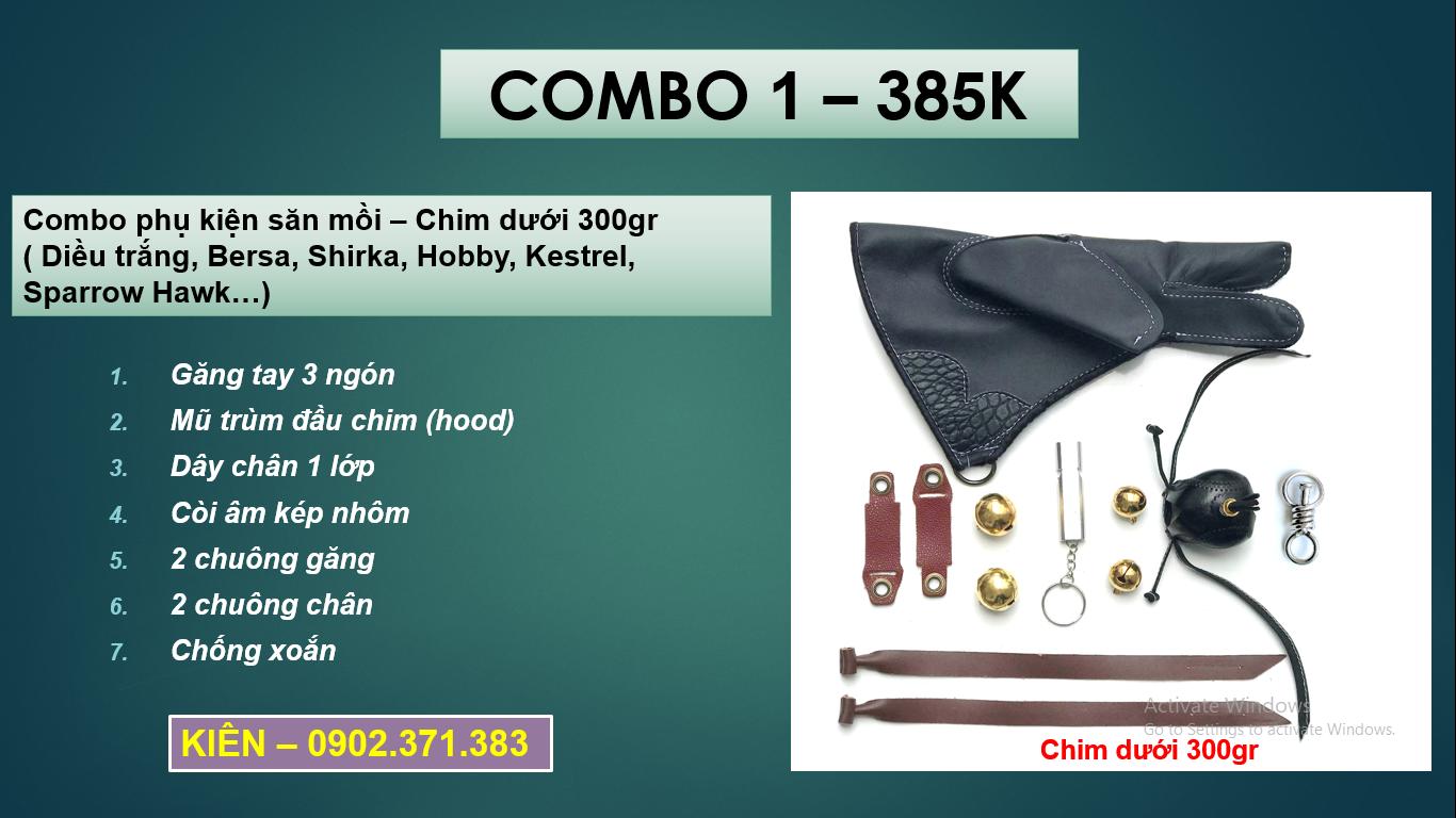 Combo 1 - Phụ kiện chim săn mồi