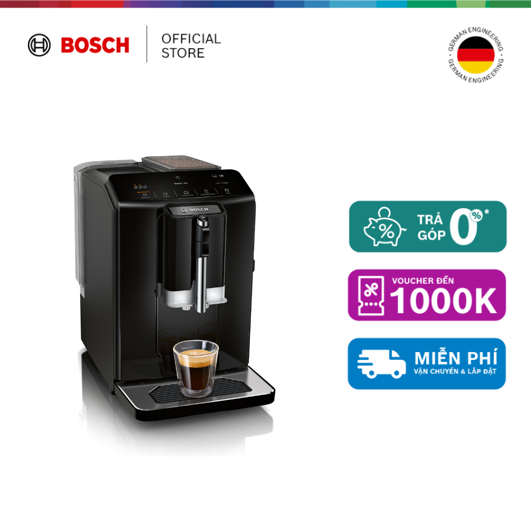 Máy Pha Cà Phê Tự Động Bosch TIE20119 Hệ Thống MilkPerfect, 15 Bar - Series 2