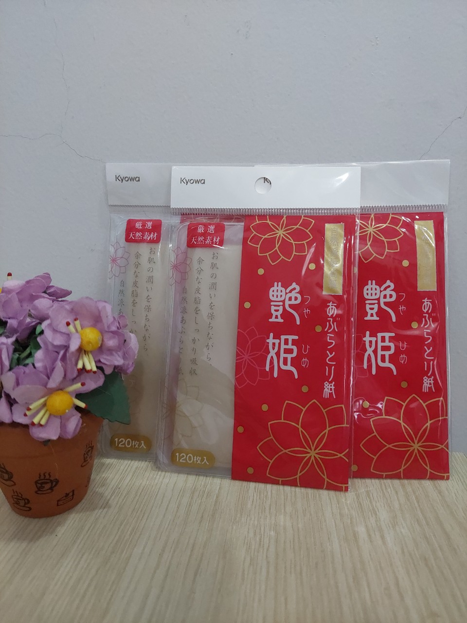 Set 120 tờ giấy thấm dầu mặt
