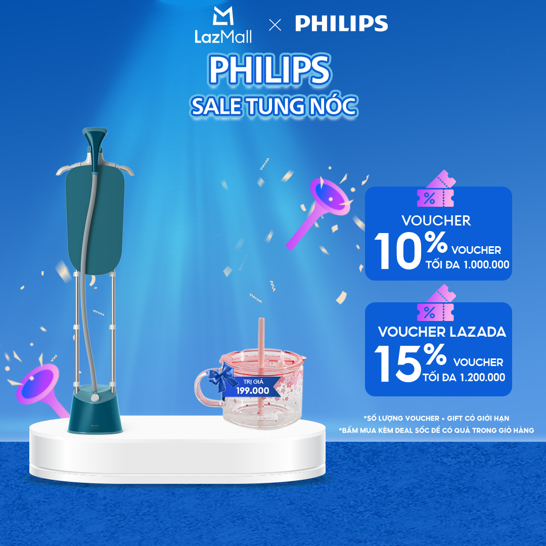 Bàn Ủi Đứng Hơi Nước Philips STE1040/20 - Hàng Phân Phối Chính Hãng