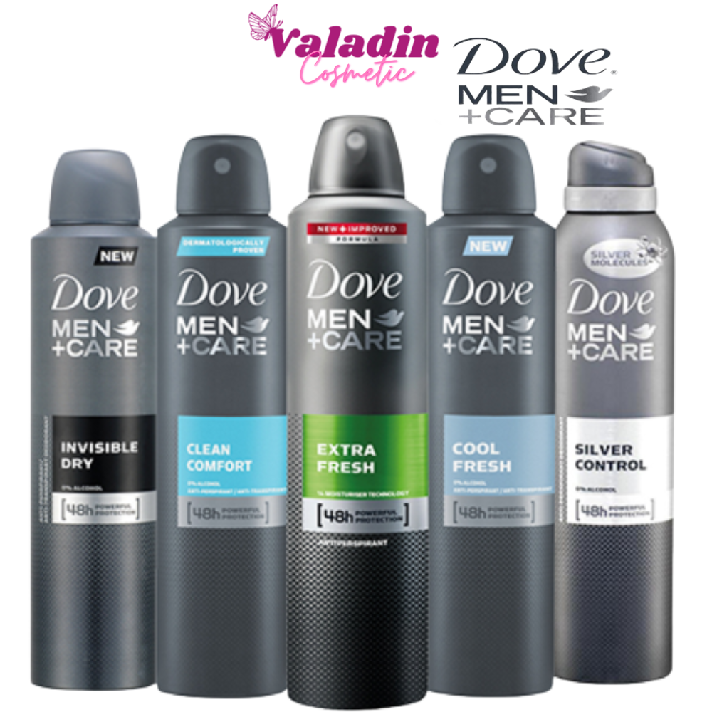 Xịt khử mùi nam Dove Men Care 150ml Xịt nách nam sịt khử mùi nam sịt nách - Valadin