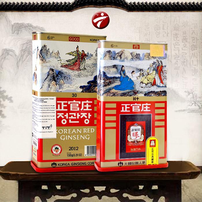 [HCM]Hồng sâm Chính phủ Hàn Quốc hộp thiếc sấy khô cao cấp KGC 150g.