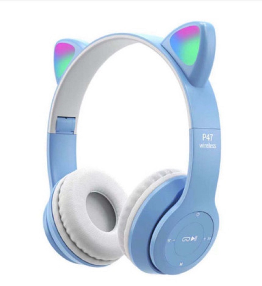 Tai Nghe Mèo Bluetooth P47M, Tai Mèo Dễ Thương
