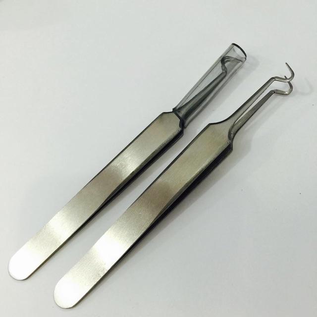 M'AYCREATE - Combo 2 Nhíp Gắp Mụn Đầu Đen Mụn Dưới Da Thông Minh