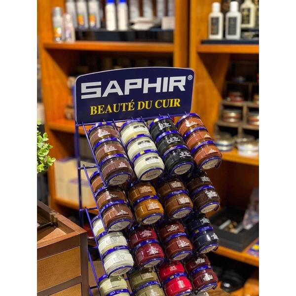 Xi kem dưỡng và phục hồi màu cao cấp Creme Saphir BDC 50ml , xi đánh giày Saphir Pháp