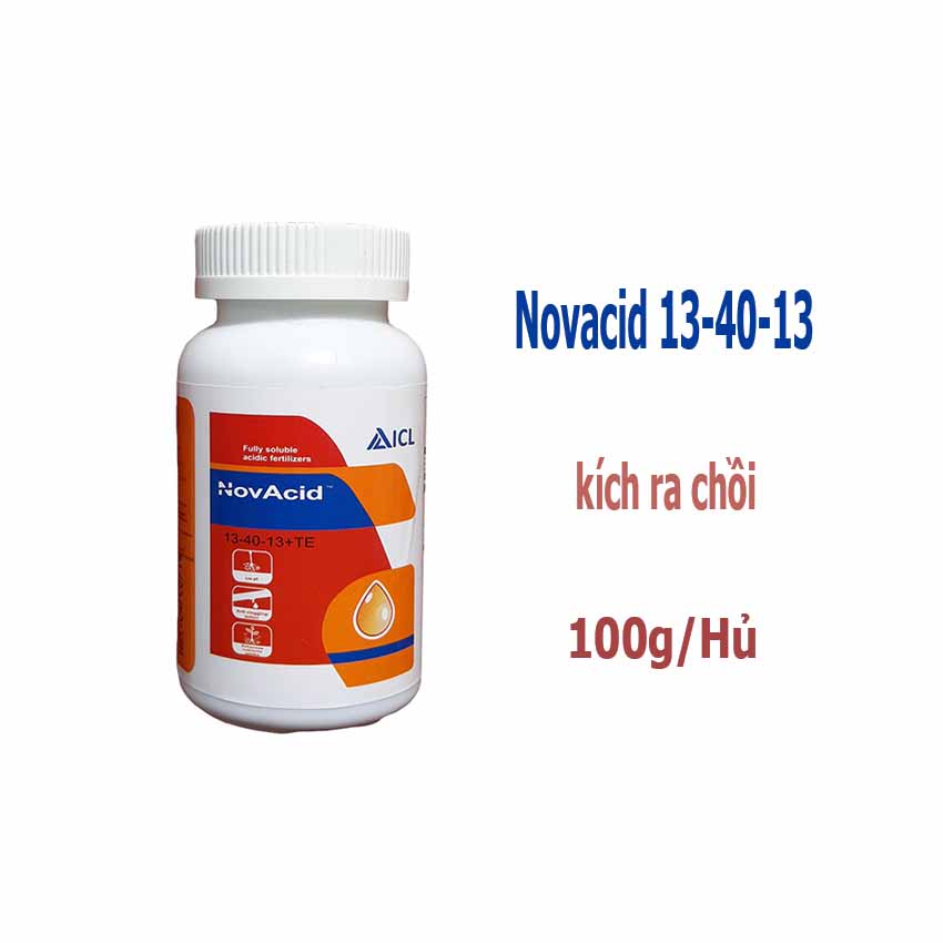 Phân bón lá Novacid 13-40-13 kích ra chồi nách (100g/hủ)