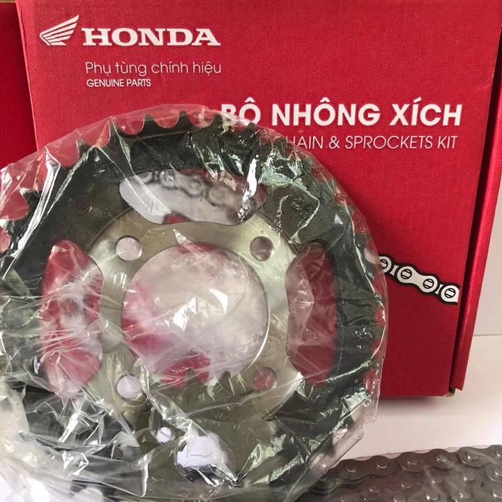 Bộ nhông sên dĩa cho xe số wave dream honda