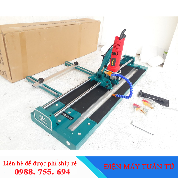 Máy cắt gạch men 80cm Nhật Bản có cắt góc nghiêng