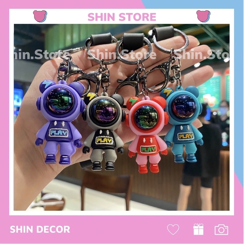 Móc khoá phi hành gia dễ thương nhiều màu sắc , móc khoá túi xách , móc khoá xe máy hot tik tok mk71- shin store