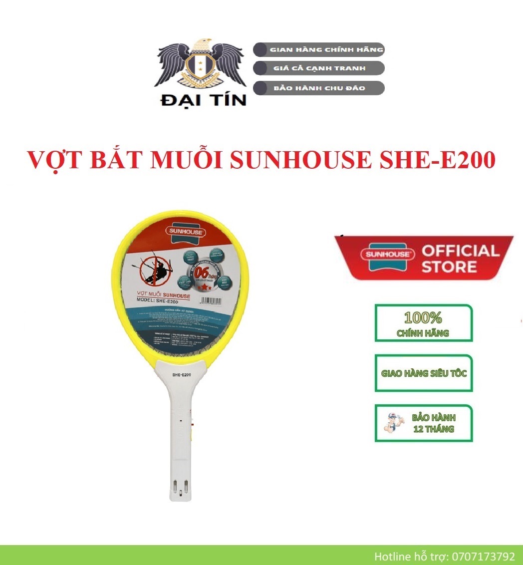 She-e200 - vợt bắt muỗi sunhouse hàng chính hãng
