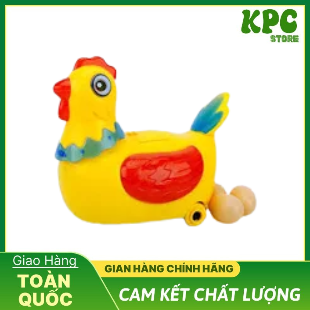 Đồ chơi gà đẻ trứng vịt đẻ trứng có nhạc đèn vui nhộn cho bé trai bé gái