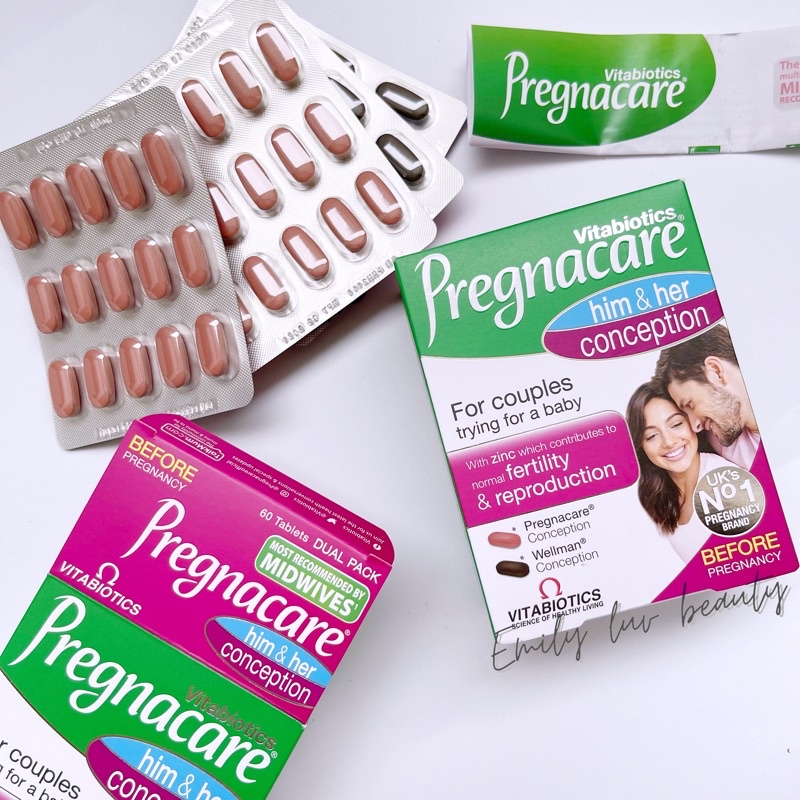 Vitamin Pregnacare Him Her Conception tăng khả năng thụ tha i Uk