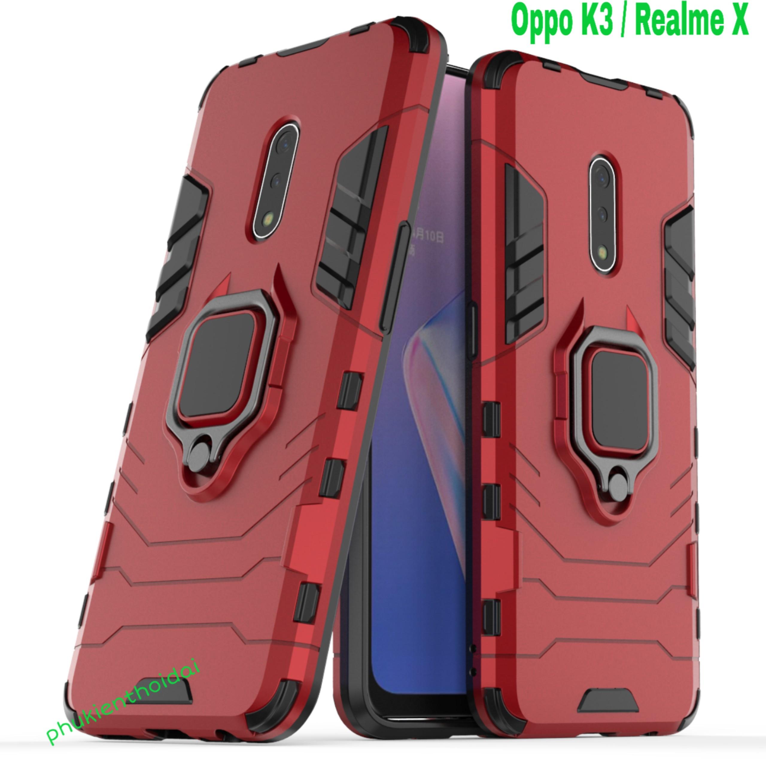 Ốp lưng Iron Man Iring cho Oppo K3 Realme X chống sốc cao cấp siêu bền